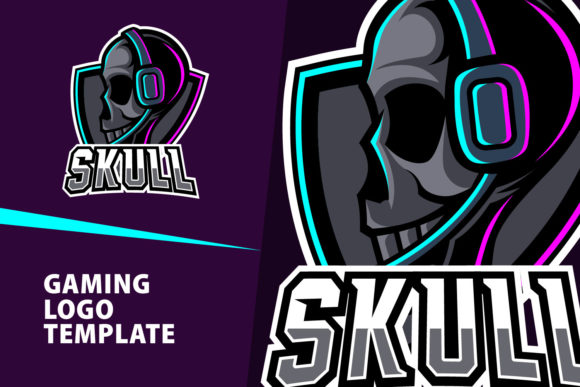Download Skull Mascot Gaming Logo Design - Gaming Collection