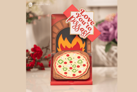 Download Pizza Gift Card Holder SVG - Premium Resources