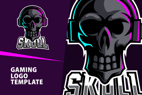 Download Skull Mascot Gaming Logo Design - Gaming Collection